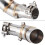 Exhaust Middle Pipe-Motorcycle Slip On Exhaust Mid 5