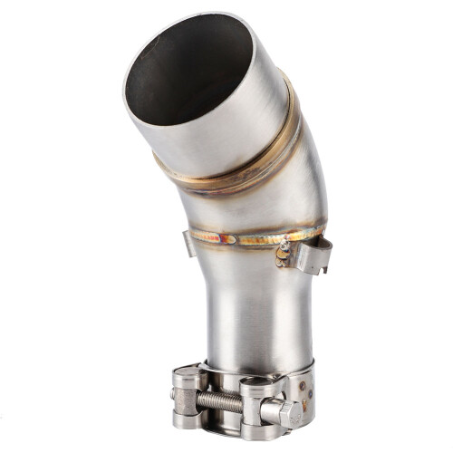 Exhaust Middle Pipe-Motorcycle Slip On Exhaust Mid 1