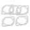 Vobor 2.5" Aluminium Alloy Exhaust Header Down Pip 3