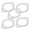 Vobor 2.5" Aluminium Alloy Exhaust Header Down Pip 2