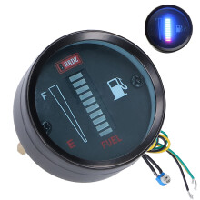 Jadeshay Fuel Gauge LED Fuel Meter Gauge Indicator