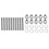 Lsaardth Exhaust Manifolds Bolt- 10pcs Stainless S 2