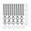 Lsaardth Exhaust Manifolds Bolt- 10pcs Stainless S 1