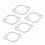 BOROCO Exhaust Flange Gasket, 5Pcs 3'' Ceramic Exh 3