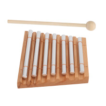 Energy Chime 7 Tone Hand Chimes Percussion Instrument with Mallet for Classroom Management