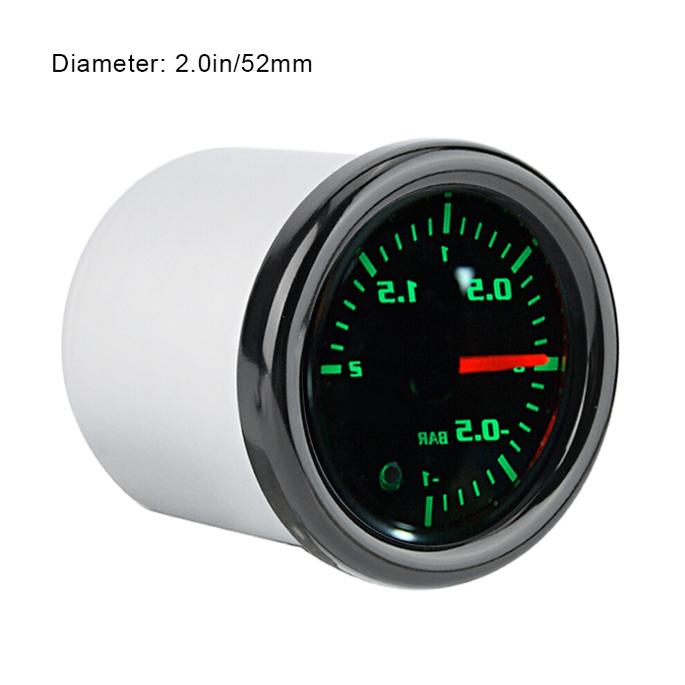 2" 52Mm Universal Led Display Motorcycle Turbo Boost Gauge Meter With Sensor 7901325149456