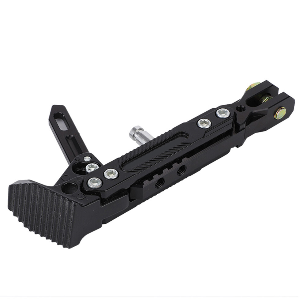 Motorcycle Universal Aluminum Alloy Adjustable Kickstand Foot Side Stand Tripod Holder 3111325156871