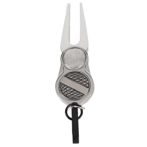Portable Divot Tool Putting Green Fork with Ball Marker 2