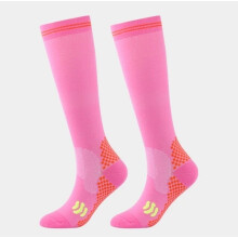 (Pink, S/M) Medical Compression Socks Support Stockings Travel Flight Socks (20-30 mmHg)