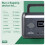Dellonda 300W Portable Power Station, 204Wh, with 110W Foldable Solar Panel – DL178 5