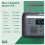 Dellonda 600W Portable Power Station, 512Wh, with 110W Foldable Solar Panel – DL179 7