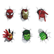 Superhero Crack Kids Bedroom Vinyl Decal Wall Art Sticker Marvel Avengers PVC Sticker