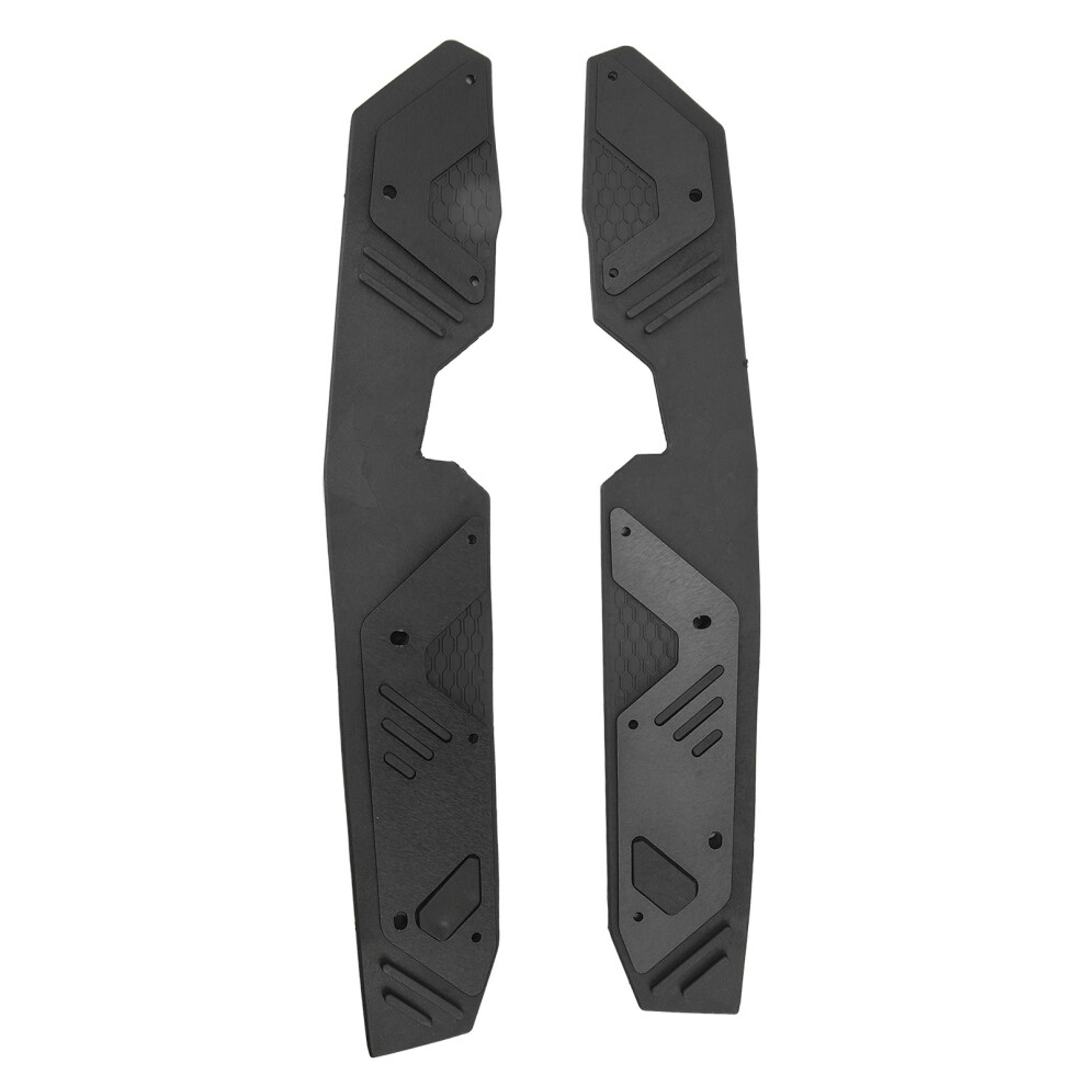 1Pair Motorcycle Footrest Pedal Pad Left Right Anti Slip Stylish Rugged Foot Pegs Plate Pad For Adv160 Black 8161325190271