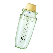 Cocktail Shaker Plastic Portable Drink Mixed Hand Shaker Bottle Bar Mixing Tool for Wine Martini Milk Tea Margarita Yellow 700ML