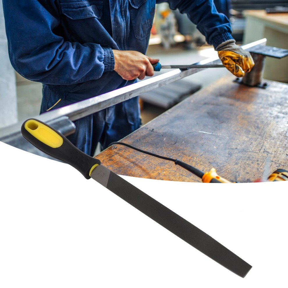 8In Half Round Mill Steel File Rasp With Handle Sharpening Shaping Tool For Metal Projects(Middle Teeth File ) 8081325262764
