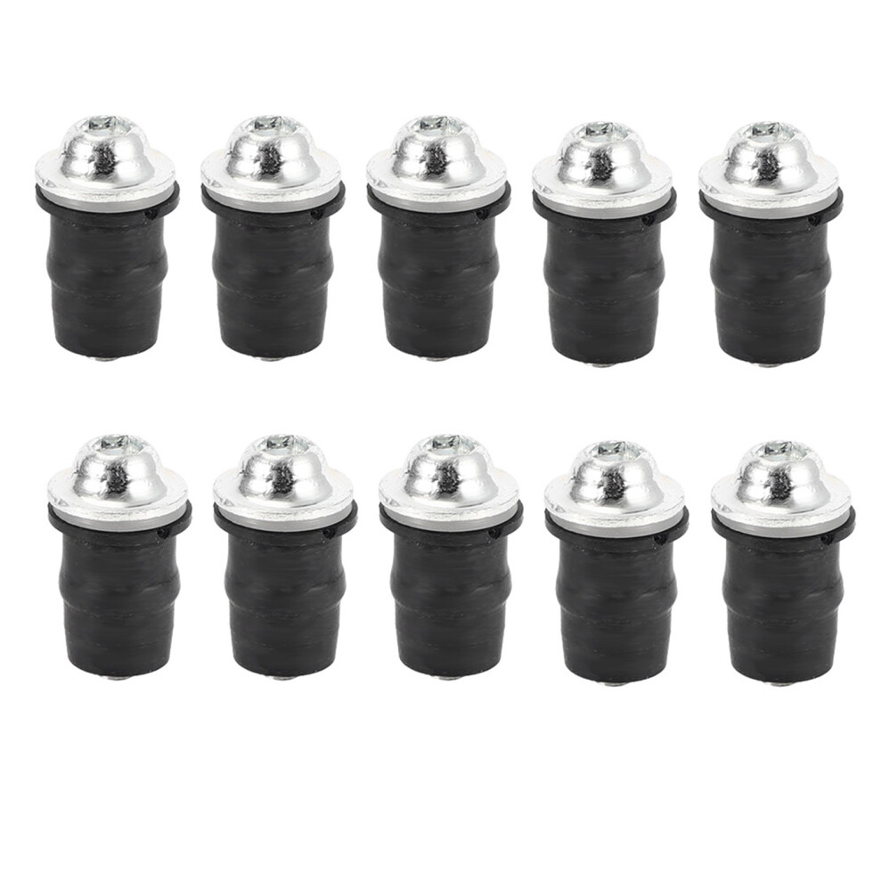 10Pcs Universal Motorcycle Windscreen Windshield M5 Inner Hexagonal Screwssilver 7901325262148