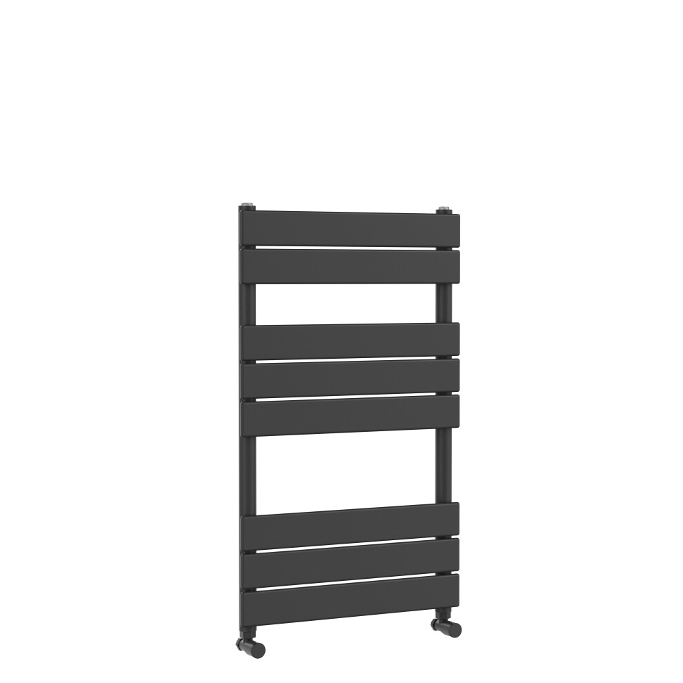 Balterley Square Flat Towel Radiator 840Mm X 500Mm, Anthracite