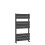 Balterley Square Flat Towel Radiator 840mm x 500mm, Anthracite 2