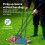 Vivo Leaf Grabber Long Handled Heavy Duty Picker Pick Up Garden Tool Grass Cuttings 6