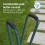 Vivo Leaf Grabber Long Handled Heavy Duty Picker Pick Up Garden Tool Grass Cuttings 4