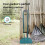 Vivo Leaf Grabber Long Handled Heavy Duty Picker Pick Up Garden Tool Grass Cuttings 7
