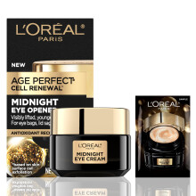 L'Oreal Paris Age Perfect Cell Renewal Midnight Eye Cream Antioxidant-Rich Under Eye Cream til behandling