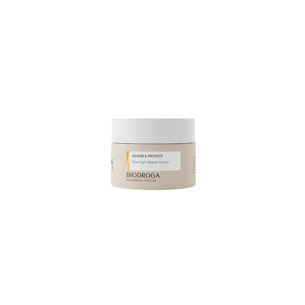 Biodroga Cream Bioscience Institute Repair & Protect Overnight Repair Night 50 Ml - Anti-Age Moisturiser For Firm Skin Line Reduction & Energy