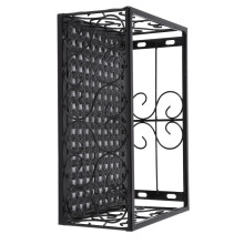 Balcony Flower Pot Stand Thickened Iron Decorative Patio Railing Shelf With Retainers for Windowsill Applicable to 2.5cm/1in Railing