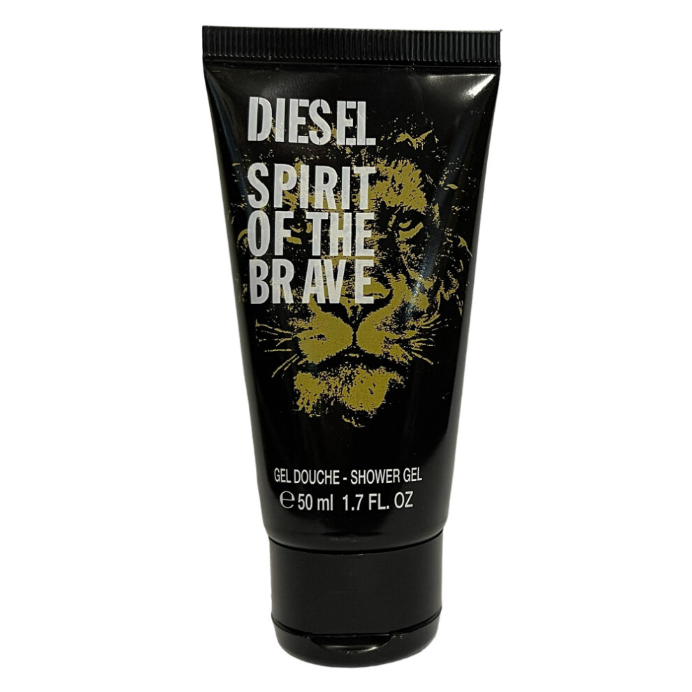 Diesel Spirit of the Brave Shower Gel 50ml - Bold, Masculine Fragrance for a Confident Cleanse-image-OPC-PHXHBTY-NEW