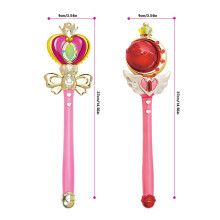 Sailor Moon Musical Wand Flashing Light Music Toy Anime Cosplay Musical Wand