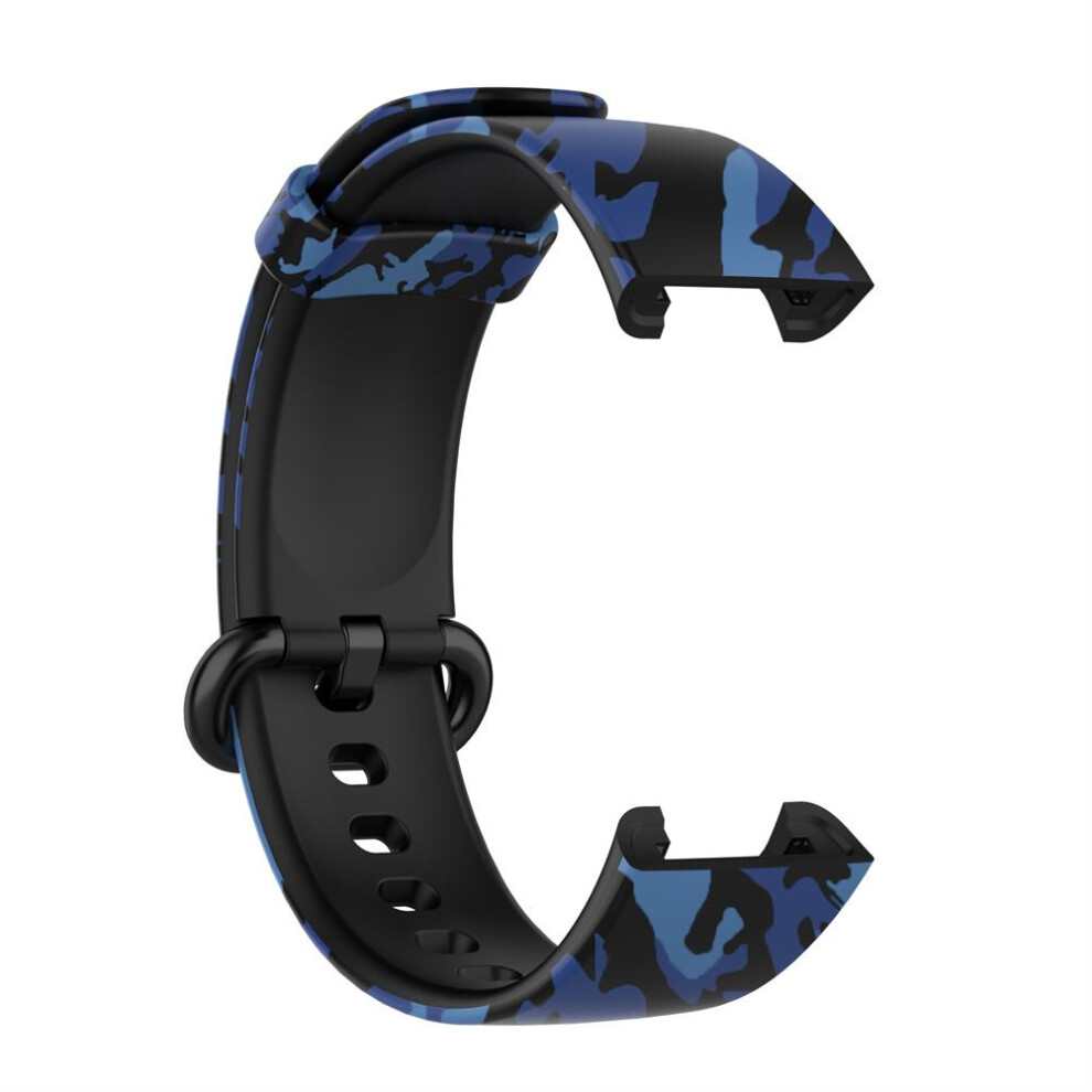 Smart Watch Band Replacement Camouflage Smart Watch Wrist Strap For Xiaomi Mi Watch 2 Lite For Redmi Watch 2 Lite Blue 3451325402715