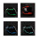4-in-1 Motorradhelm-LED-Lichtstreifen, PVC, 32,5 cm 16