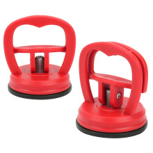Suction Cup Multifunctional Colorful Plastic Ergonomic Ruler Handle for Quilting Ruler Template HouseholdRed801