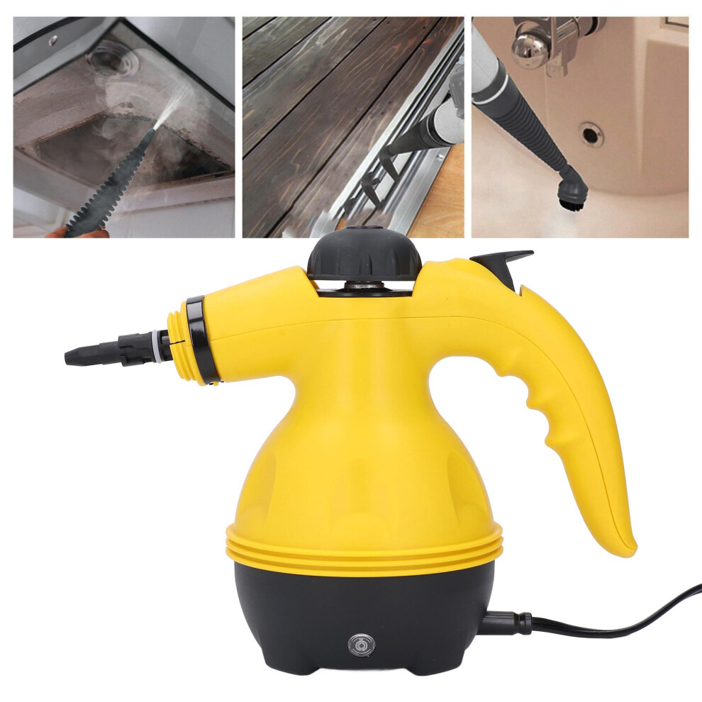 1000W Handheld Steam Cleaner High Temperature High Pressure Steam Cleaning Machine for Kitchen Corner Car Bathroom EU Plug 220V