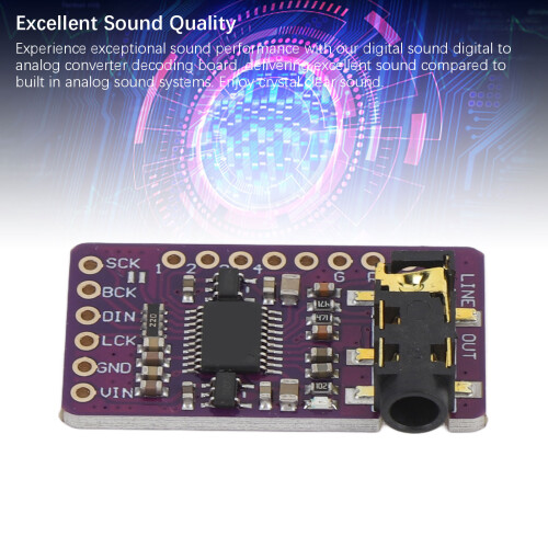 Lossless Digital Sound Digital to Analog Converter Decoding Board PCM5102 Decoder Module for RPI 2