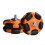 (orange) 5.8cm Easy Wheels for Folding Bike Roller Rear Double Row Replacement Biking 1