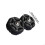(white)5.8cm Easy Wheels for Folding Bike Roller Rear Double Row Replacement Biking 4