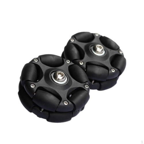 (black)5.8cm Easy Wheels for Folding Bike Roller Rear Double Row Replacement Biking