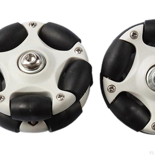 (white)5.8cm Easy Wheels for Folding Bike Roller Rear Double Row Replacement Biking 2