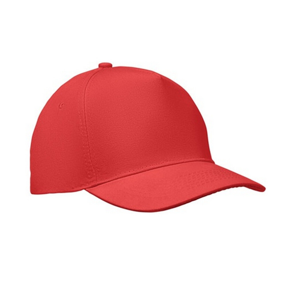 (One Size, Red) MidOcean Sunny 5 Panel Baseball Cap-image-OPC-PHWF5CK-NEW