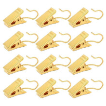 100 Pack en acier inoxydable or Rideau clip Party String lumires cintre crochet pour les photos, dcoration de mariage, art artisanat Dispaly & activit