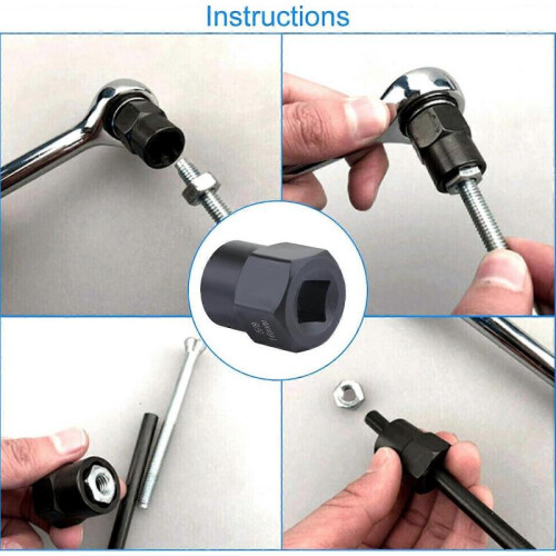 Set of 13 twisted sockets - Extractor for damaged 9.5 mm bolts - for removing locking wheel nuts 1