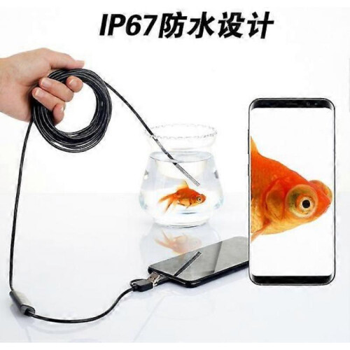3.9mm three-in-one industrial endoscope 6LED HD Endoscope USB Android mobile phone endoscope 1