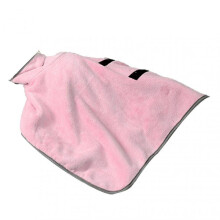 Dog Towel Bathrobe Strong Water Absorption Cat Fast Drying Coat Multifunctional Pet Robe Blanket Pink S