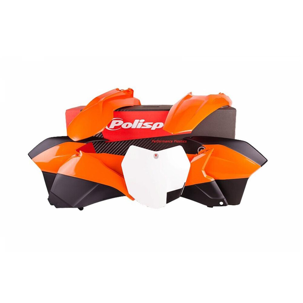 Polisport Full Plastics Kit - Ktm Sx/Sxf/Xc/Xcf 2013-15 (Oem '13-'14)
