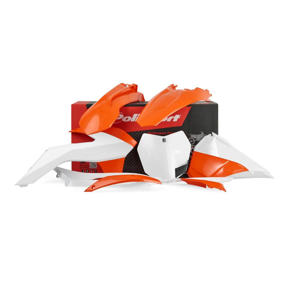 Polisport Full Plastics Kit - Ktm Sx/Sxf/Xc/Xcf 2013-15 (Oem '15)