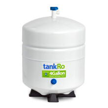 tankRo RO132-TNK RO Water Filtration System Expansion Tank 4 Gallon Capacity - NSF Certified - Compact Reverse Osmosis Water Storage Pressure Tank 1/
