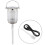Acrylic Solar Powered LED Light Pest Bug Zapper Mosquito Killer Lamp Garden Lawn(Silver) 1