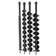 (100mm) 40/60/80/100mm Earth Drill Dual Blade Auger Bit Fence Borer For Petrol Post Hole Digger