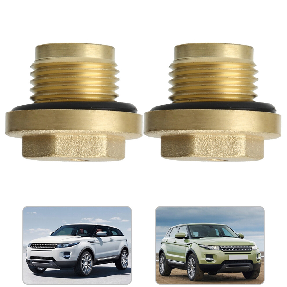 Brass Diff Filler Differential Drain Plug Set Fit For Land Rover Discovery 2 Td5 & V8 6911325508451